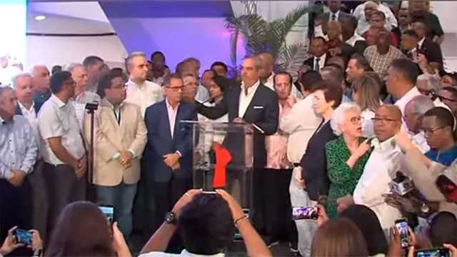 Luis Abinader advirtió de la grave crisis institucional abierta en República Dominicana. (Foto: Color Visión canal 9)