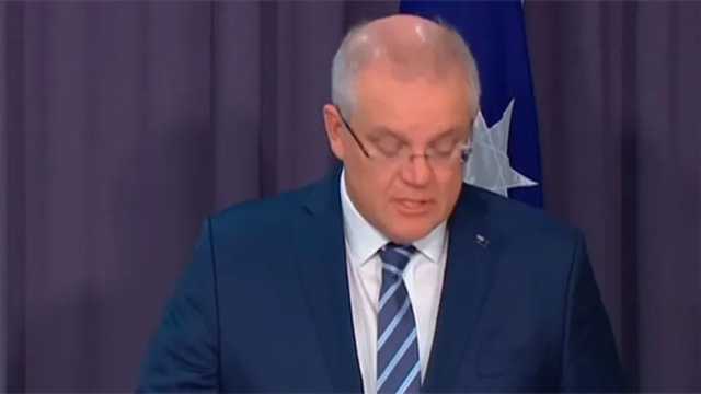 El primer ministro denunció un sofisticado y masivo ciberataque. (Foto: 7NEWS Australia)