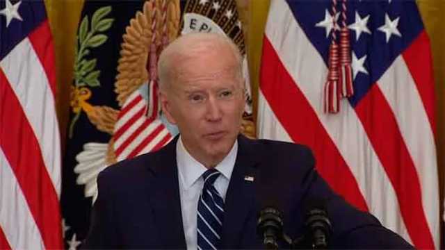 Primera conferencia de prensa de Joe Biden. (Foto. TWH)