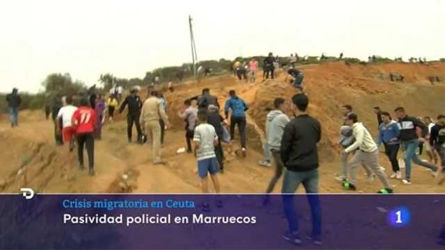 España despliega al Ejército en Ceuta ante la crisis migratoria. (Foto: RTVE)