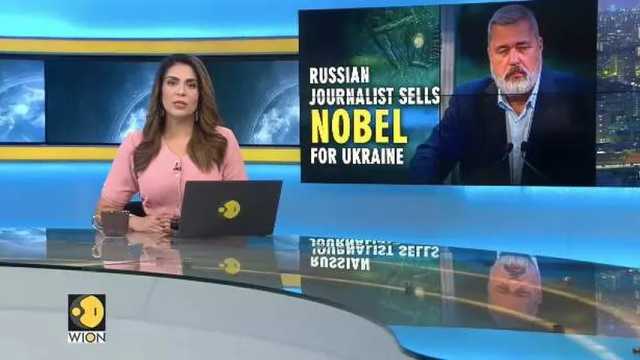 La medalla del Nobel ruso Muratov, subastada por cerca de 100 millones de euros para ayudar a Ucrania. (Foto: YouTube)