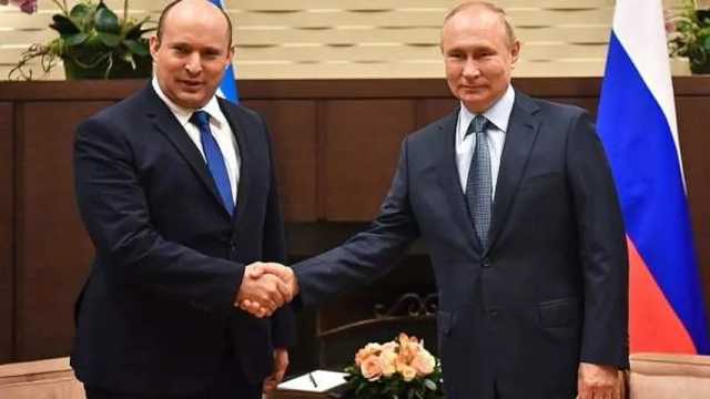 Naftalí Bennett en una reunión con el presidente de Rusia, Valdimir Putin. (Foto: Wikimedia)